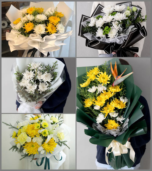 贵州毕节市赫章县平山乡双塘村白事花束代送